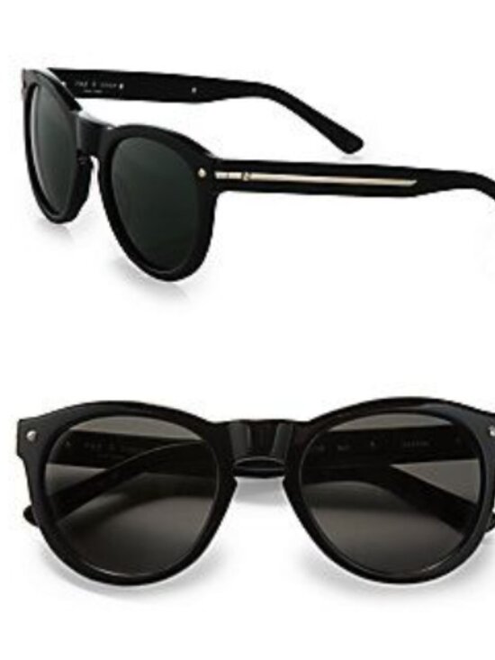 Rag & Bone Keaton Sunglasses in Black with Case main image 6